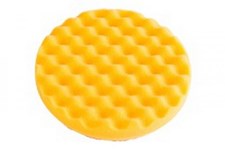 Foam Polishing Pad 8"x1.25" Yellow Waffle, 2/Pkg